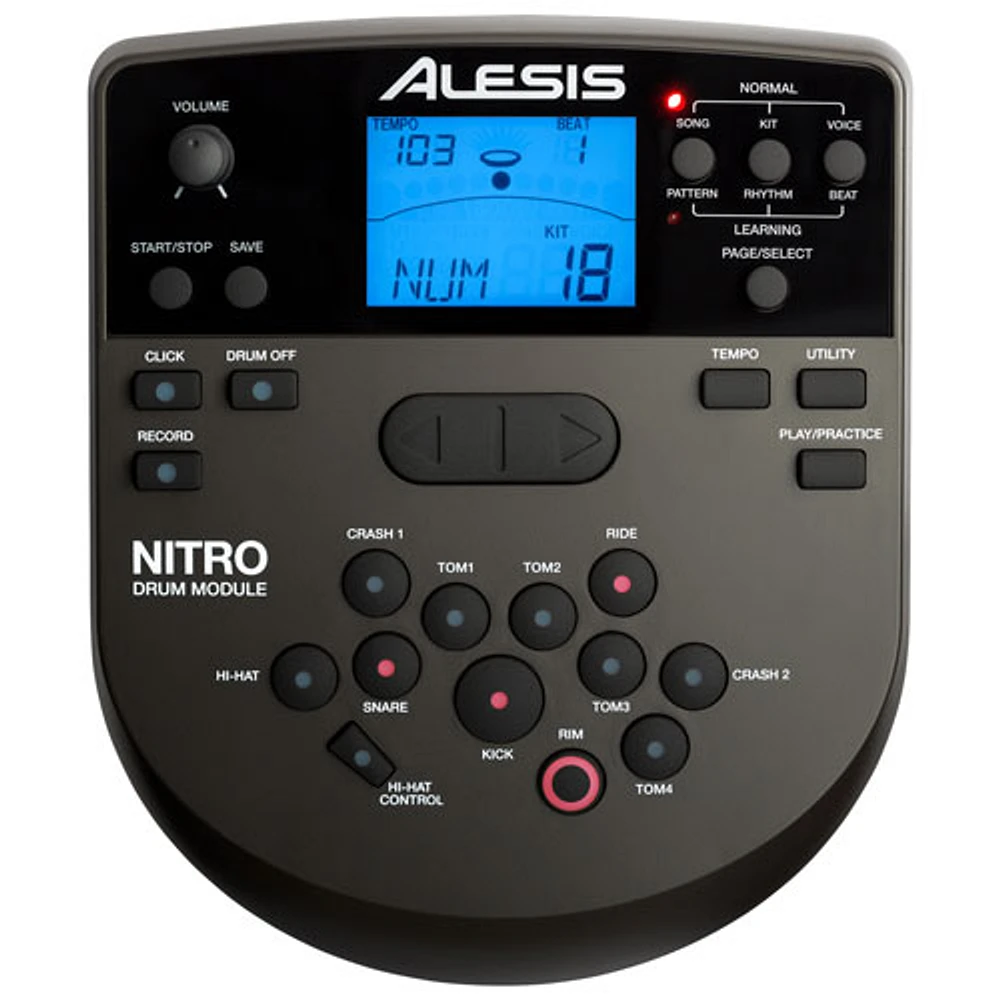 Batterie électronique grillagée Express d'Alesis - Noir