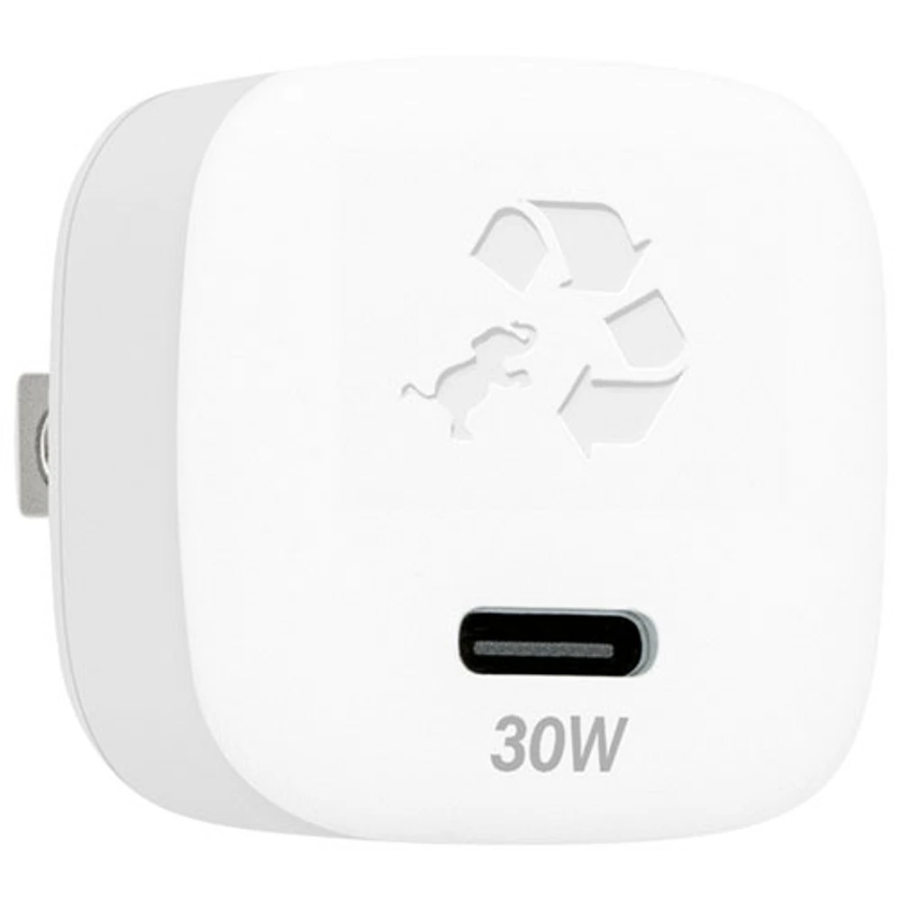 Chargeur mural USB-C GaN de 30 W de Nimble - Blanc