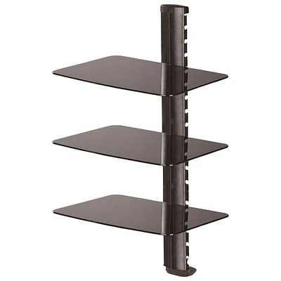 TygerClaw Triple AV Wall-Mount Component Shelves