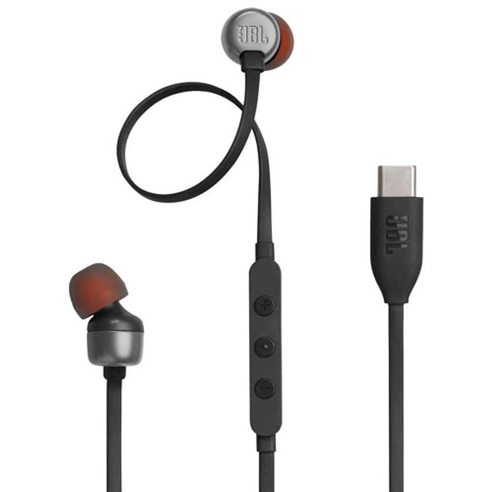 Écouteurs boutons Tune 310C de JBL avec connecteur USB-C - Noir