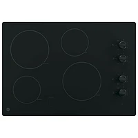 GE 30" 4-Element Electric Cooktop (JP3030DWBB) - Black