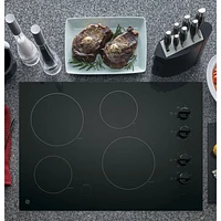 GE 30" 4-Element Electric Cooktop (JP3030DWBB) - Black