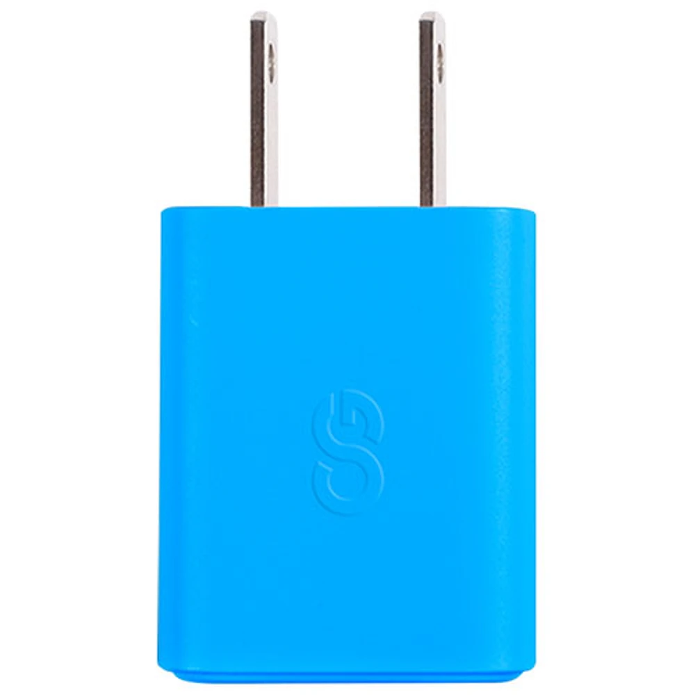 Chargeur mural PD GaN USB-C de 20 W Vibrance de LOGiiX - Turquoise