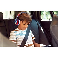 KIDdesigns Sonic Over-Ear Bluetooth Kids Headphones with Microphone - Blue/Red/White