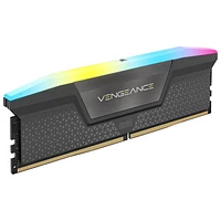 Mémoire DDR5 32 Go (2 x 16 Go) 6000 MHz Vengeance RGB de Corsair pour PC (CMH32GX5M2B6000Z30K)