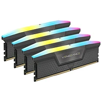 Mémoire DDR5 32 Go (2 x 16 Go) 6000 MHz Vengeance RGB de Corsair pour PC (CMH32GX5M2B6000Z30K)