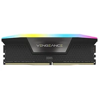 Mémoire DDR5 32 Go (2 x 16 Go) 6000 MHz Vengeance RGB de Corsair pour PC (CMH32GX5M2B6000C30)