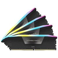 Mémoire DDR5 32 Go (2 x 16 Go) 6000 MHz Vengeance RGB de Corsair pour PC (CMH32GX5M2B6000C30)