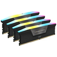 Mémoire DDR5 32 Go (2 x 16 Go) 6000 MHz Vengeance RGB de Corsair pour PC (CMH32GX5M2B6000C30)