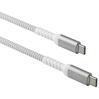 Câble tissé USB-C à USB-C de 1,2 m (3,94 pi) de dbramante1928 (DB-CB12CCGRU507) - Blanc
