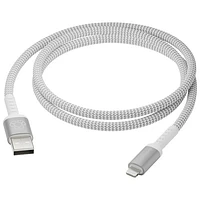 Câble USB-A à Lightning de 1,2 m (3,94 pi) de dbramante1928 (DB-CB12ALGRU506) - Blanc