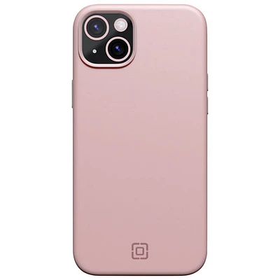Étui rigide ajusté en silicone Sensor d'Incipio avec protecteur de lentille pour iPhone 15 Plus/14 Plus - Rose fard