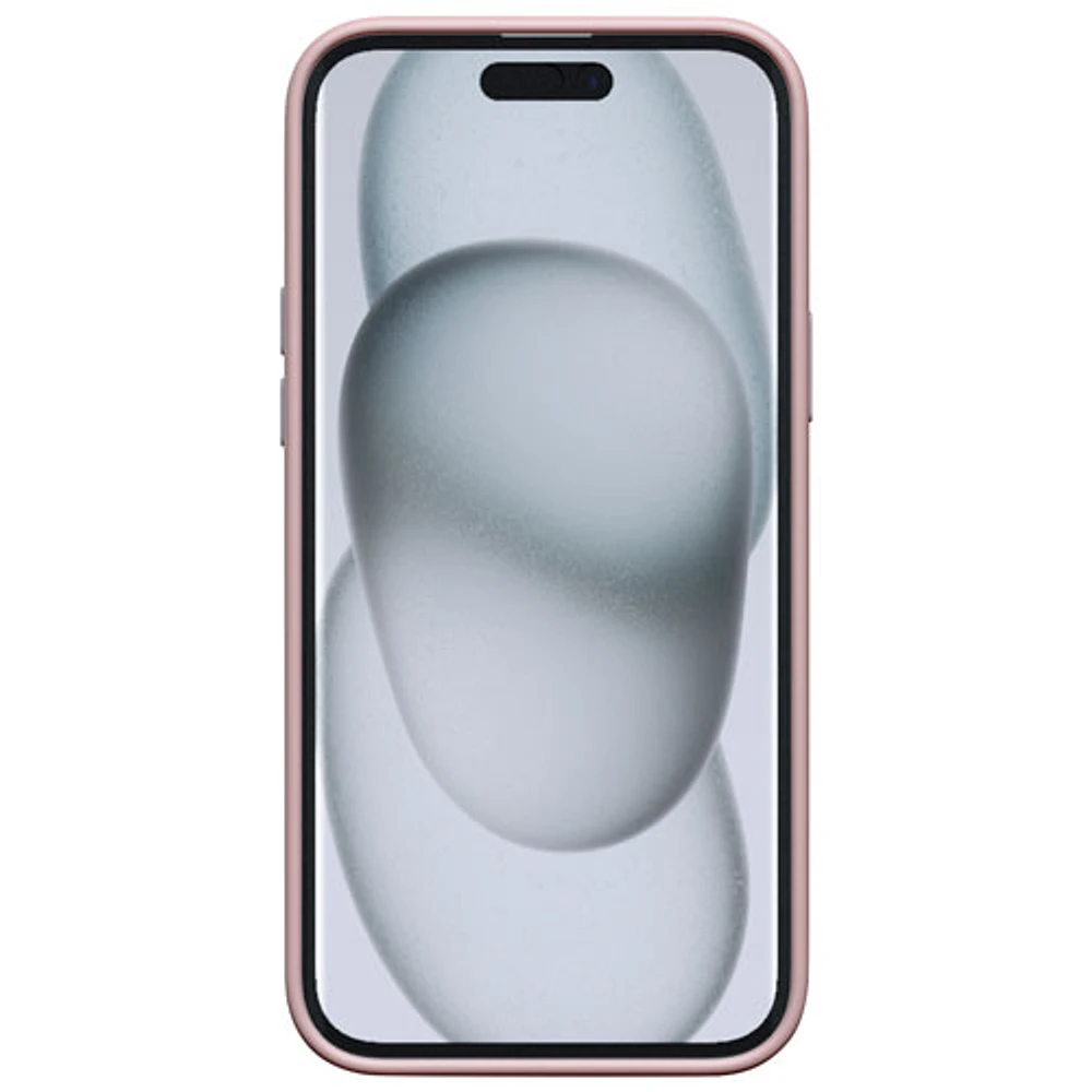 Étui rigide ajusté en silicone Sensor d'Incipio avec protecteur de lentille pour iPhone 15 Plus/14 Plus - Rose fard