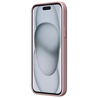 Étui rigide ajusté en silicone Sensor d'Incipio avec protecteur de lentille pour iPhone 15 Plus/14 Plus - Rose fard