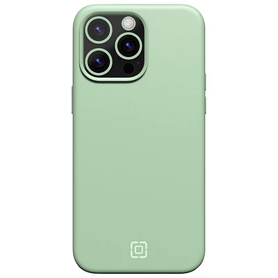 Étui rigide ajusté en silicone Sensor d'Incipio avec protecteur de lentille pour iPhone 15 Pro Max - Sauge