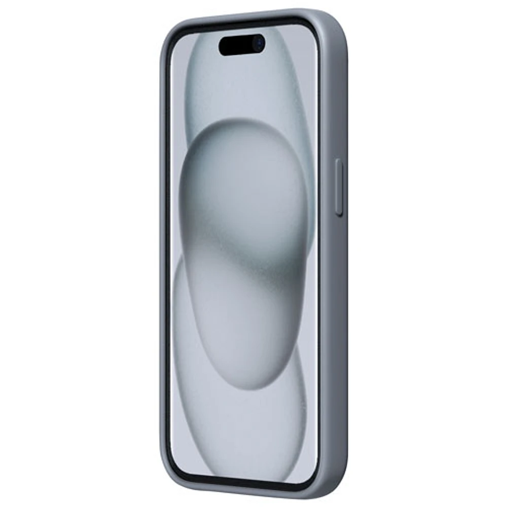 Incipio Sensor Silicone Fitted Hard Shell w/ Lens Protector for iPhone 16e/15/14/13 -Grey -Only at Best Buy