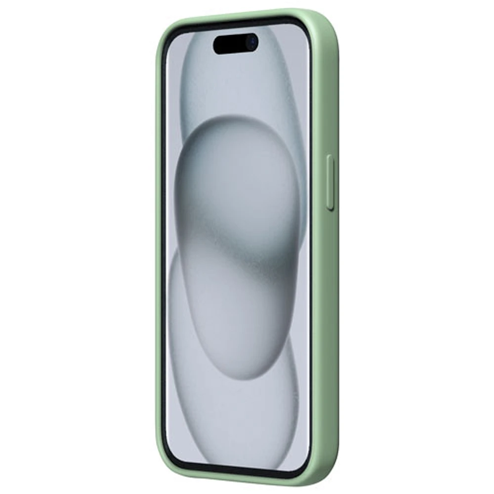 Incipio Sensor Silicone Fitted Hard Shell w/ Lens Protector for iPhone 16e/15/14/13 -Sage -Only at Best Buy