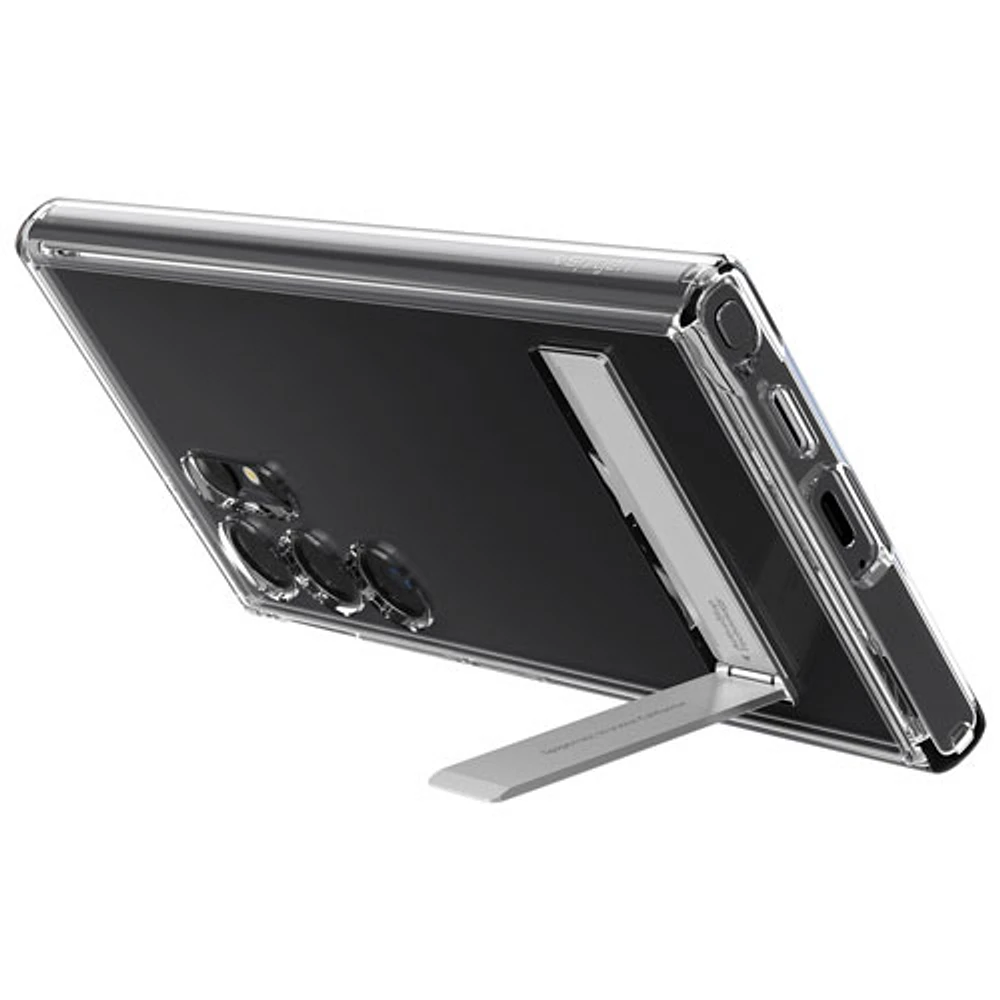 Étui rigide ajusté Slim Armor Essential S de Spigen pour Galaxy S24 Ultra - Transparent