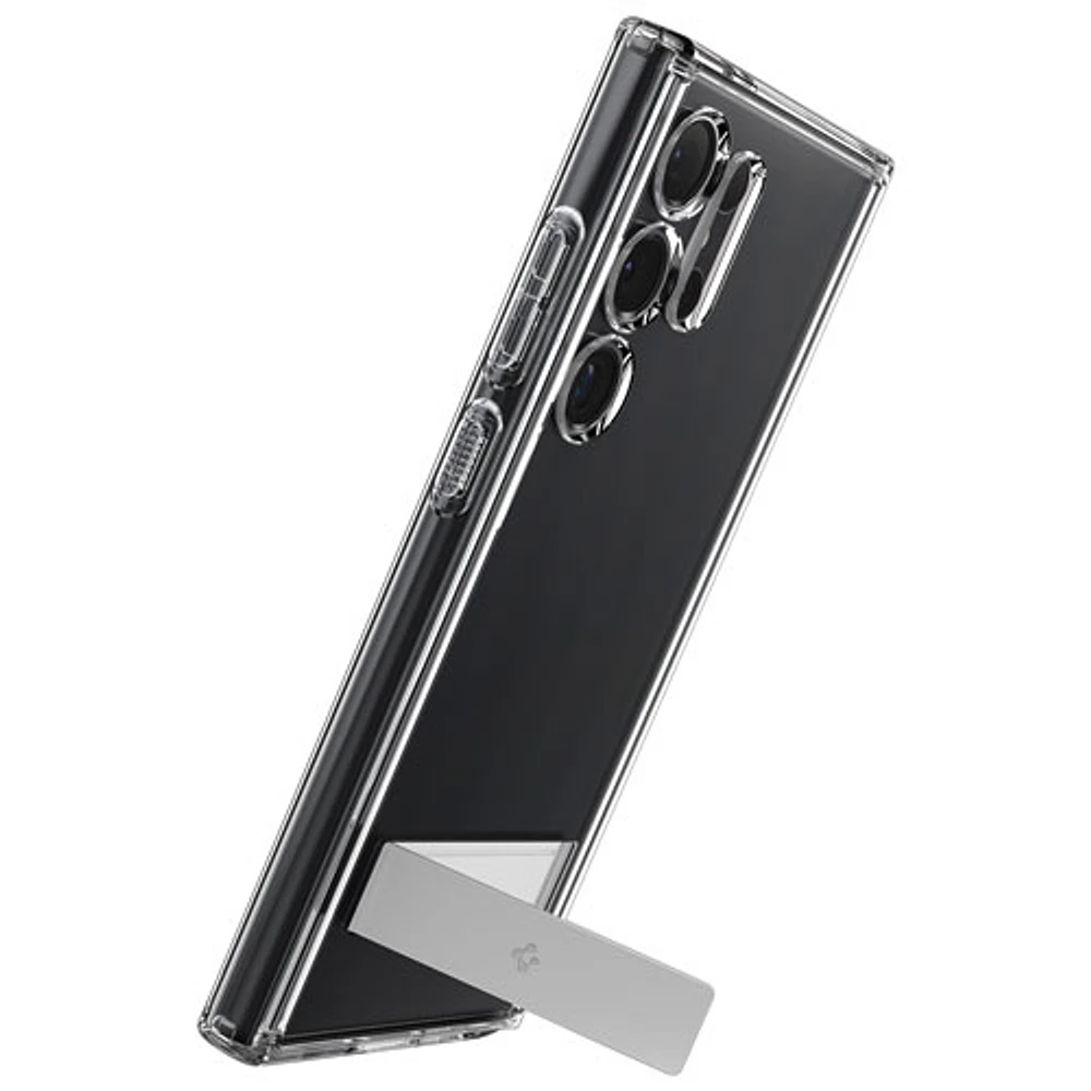 Étui rigide ajusté Slim Armor Essential S de Spigen pour Galaxy S24 Ultra - Transparent