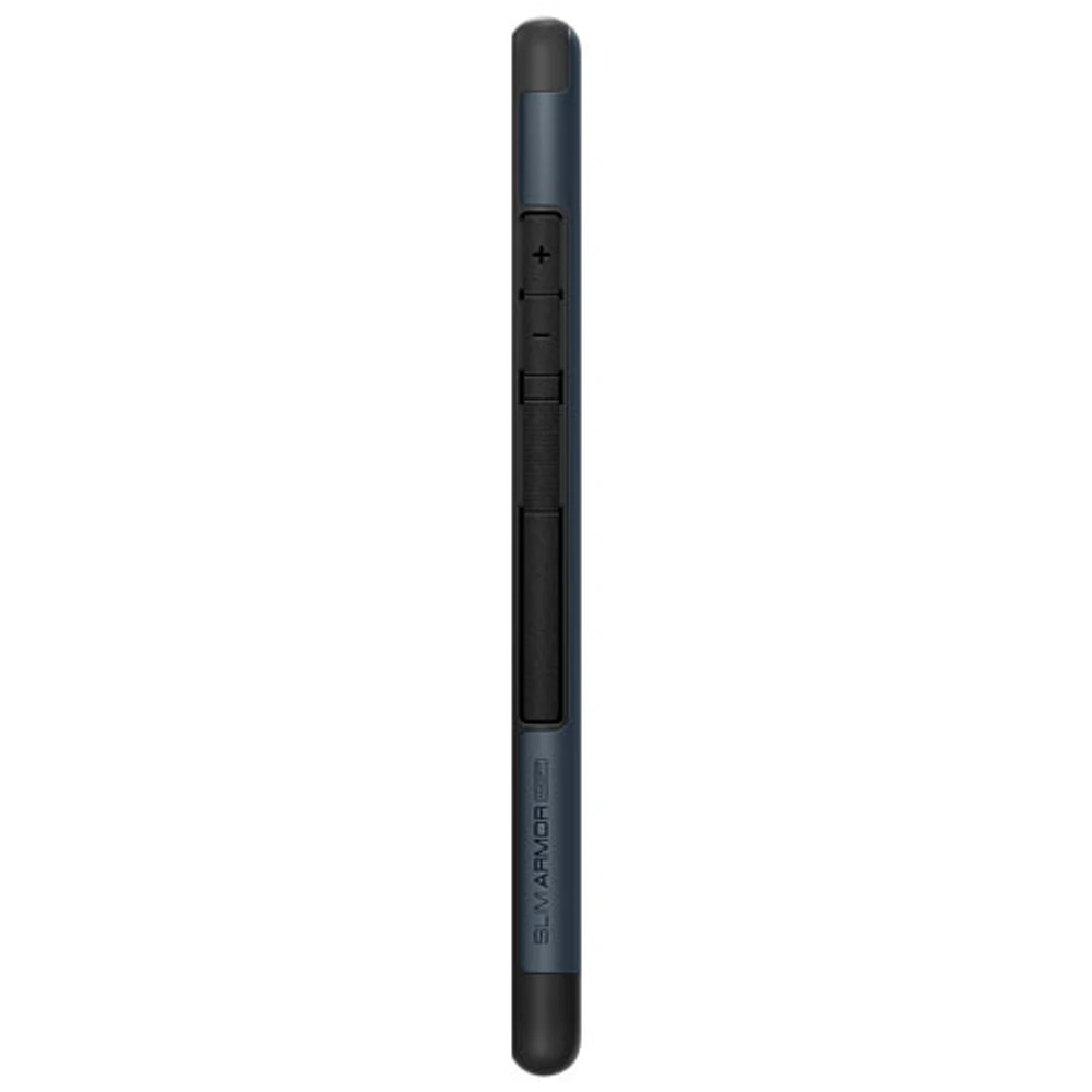 Étui rigide ajusté Slim Armor Magfit de Spigen pour Galaxy S24 Ultra - Ardoise métallique