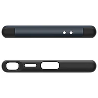 Étui rigide ajusté Slim Armor Magfit de Spigen pour Galaxy S24 Ultra - Ardoise métallique