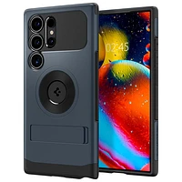 Étui rigide ajusté Slim Armor Magfit de Spigen pour Galaxy S24 Ultra - Ardoise métallique