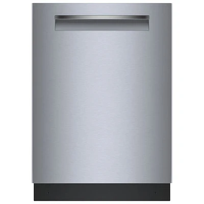 Lave-vaisselle encastrable 24 po 38 dB, cuve inox et 3e panier série 500 de Bosch (SHP95CM5N) - Inox