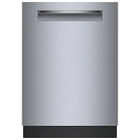 Bosch 500 Series 24" 38dB Built-In Dishwasher w/ Stainless Steel Tub & Third Rack (SHP95CM5N) - Stainless