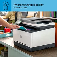 Imprimante à jet d'encre tout-en-un sans fil couleur LaserJet Pro 3301fdw de HP