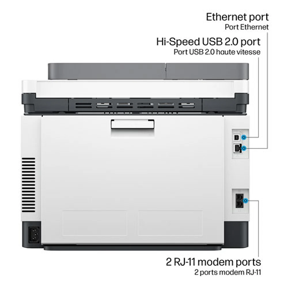 Imprimante à jet d'encre tout-en-un sans fil couleur LaserJet Pro 3301fdw de HP