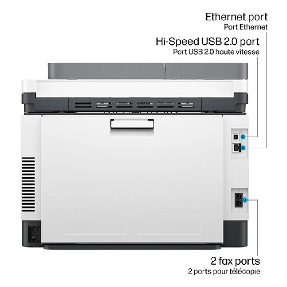 Imprimante à jet d'encre tout-en-un sans fil couleur LaserJet Pro 3301fdw de HP