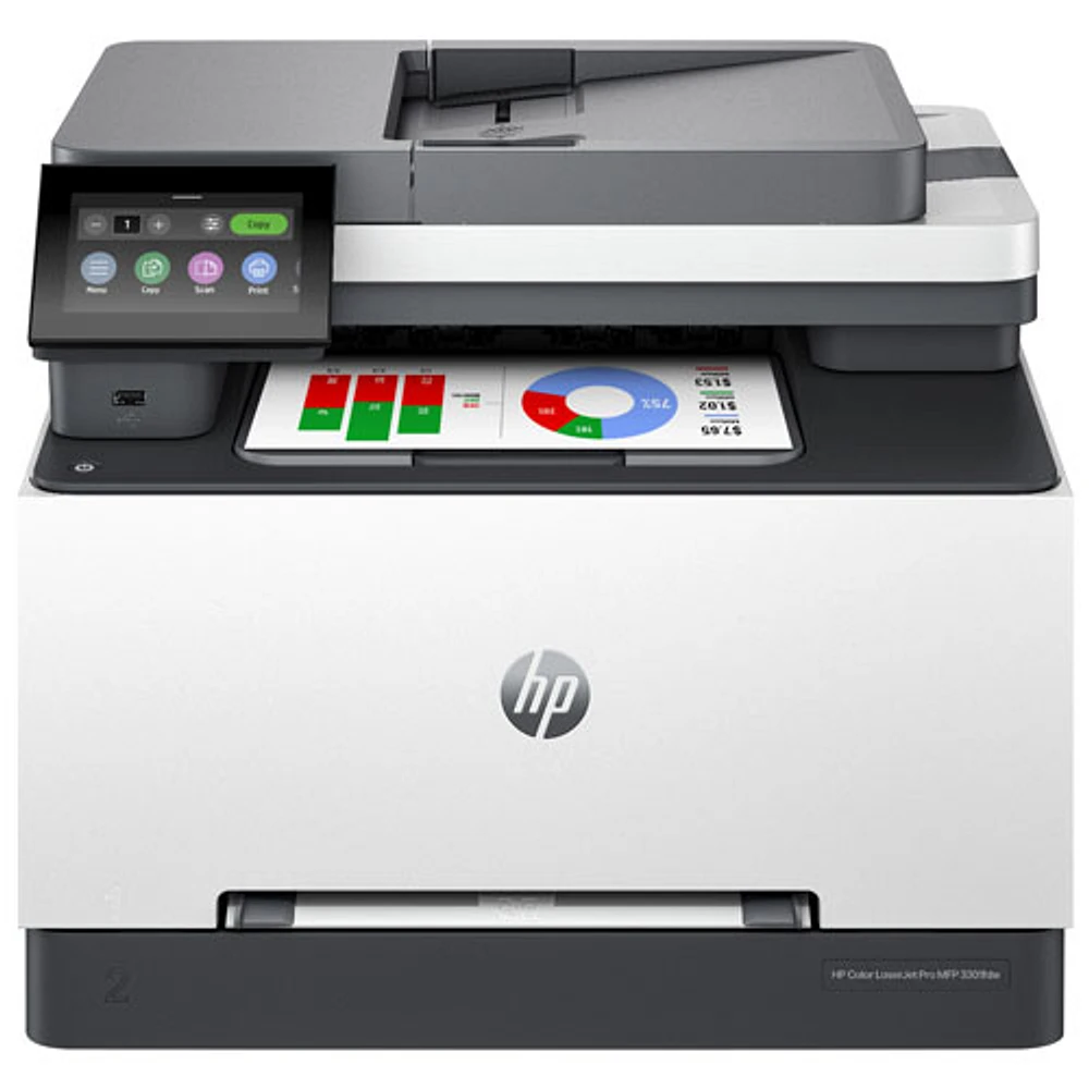 Imprimante à jet d'encre tout-en-un sans fil couleur LaserJet Pro 3301fdw de HP