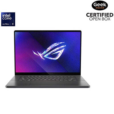 Boîte ouverte - Portable de jeu DELO 16 po ROG Zephyrus G16 d'ASUS (Core Ultra 9 185H d'Intel/RAM 32 Go/SSD 1 To/GeForce RTX 4070)