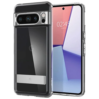 Étui rigide ajusté Slim Armor Essential S de Spigen pour Pixel 8 Pro - Transparent