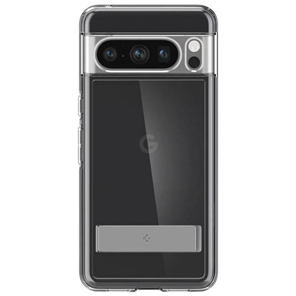 Étui rigide ajusté Slim Armor Essential S de Spigen pour Pixel 8 Pro - Transparent