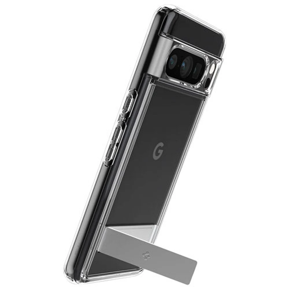 Étui rigide ajusté Slim Armor Essential S de Spigen pour Pixel 8 Pro - Transparent