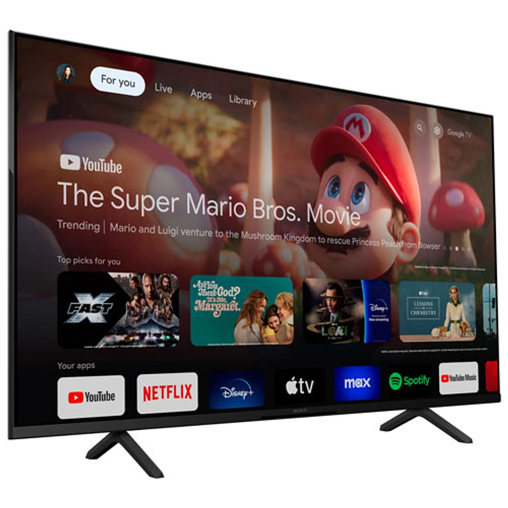 Téléviseur intelligent Google HDR DEL UHD 4K de 50 po Bravia 3 série S30B de Sony (K50S30B) - 2024