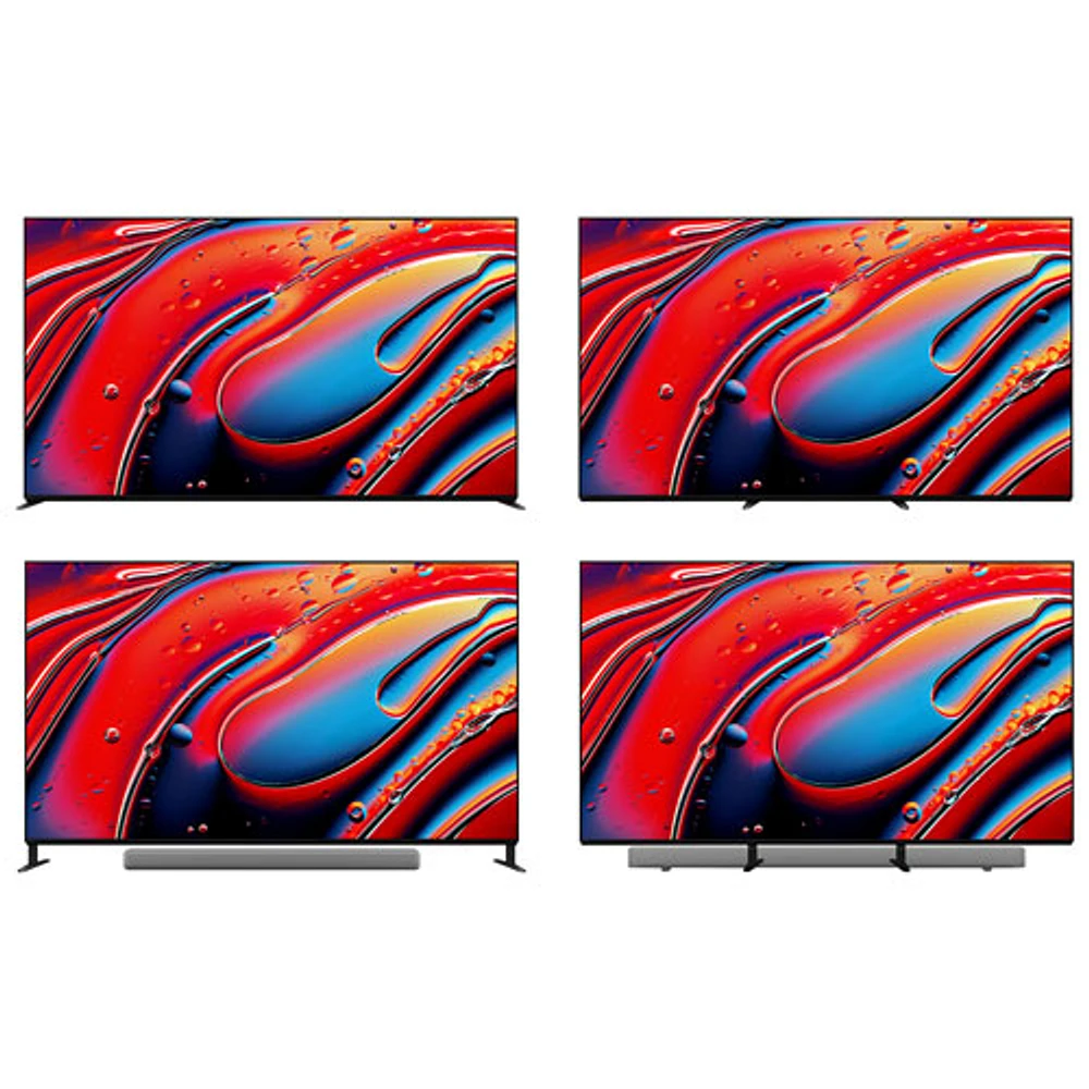 Téléviseur intelligent Google HDR mini-DEL UHD 4K de 75 po Bravia 9 série XR90 de Sony (K75XR90B) - 2024