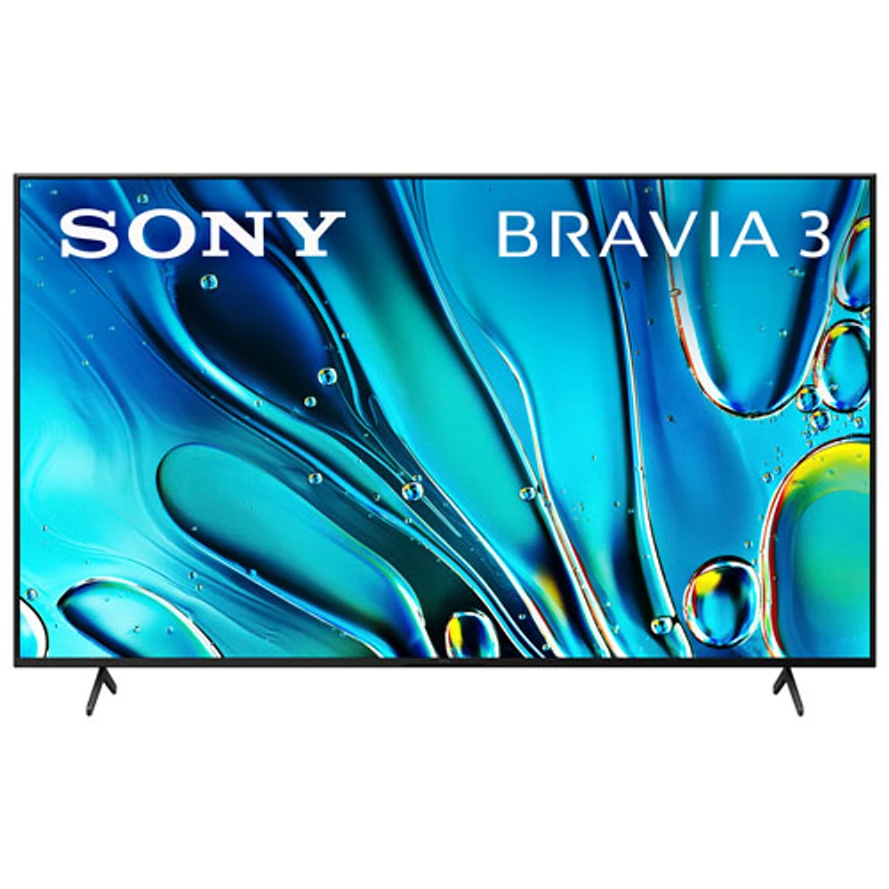 Téléviseur intelligent Google HDR DEL UHD 4K de 85 po Bravia 3 série S30B de Sony (K85S30B) - 2024