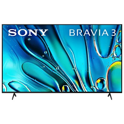 Téléviseur intelligent Google HDR DEL UHD 4K de 75 po Bravia 3 série S30B de Sony (K75S30B) - 2024