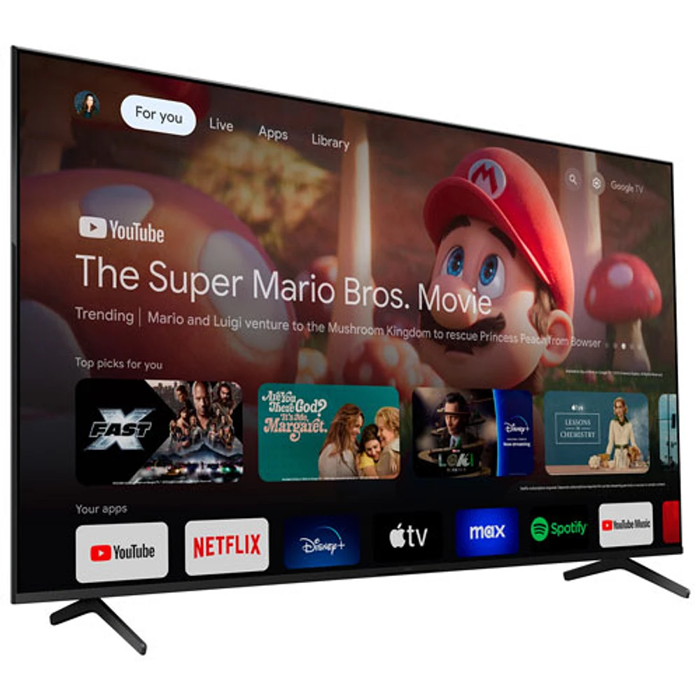 Téléviseur intelligent Google HDR DEL UHD 4K de 75 po Bravia 3 série S30B de Sony (K75S30B) - 2024