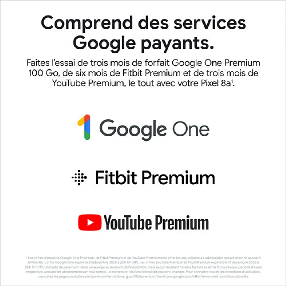 Bell Google Pixel 8a 128GB - Obsidian - Monthly Financing