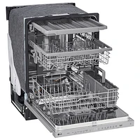 LG 24" 48dB Built-In Dishwasher with Third Rack (LDPN454HT) - Stainless Steel