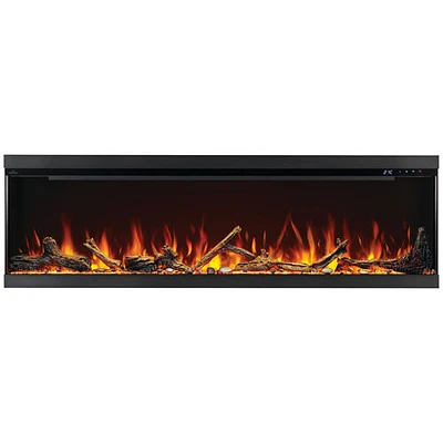 Foyer électrique FlexMount de 74 po Astound de Napoleon - 10 000 BTU - Noir