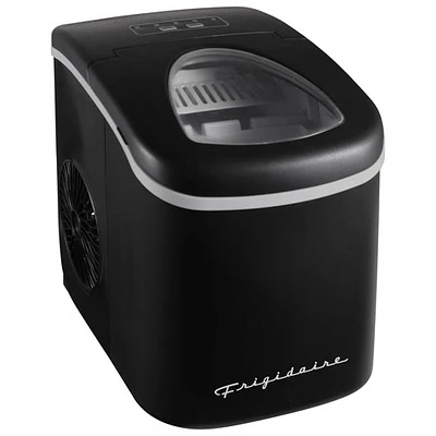 Machine à glaçons autonome de 26 lb de Frigidaire (EFIC128-BLACK-6COM) - Noir