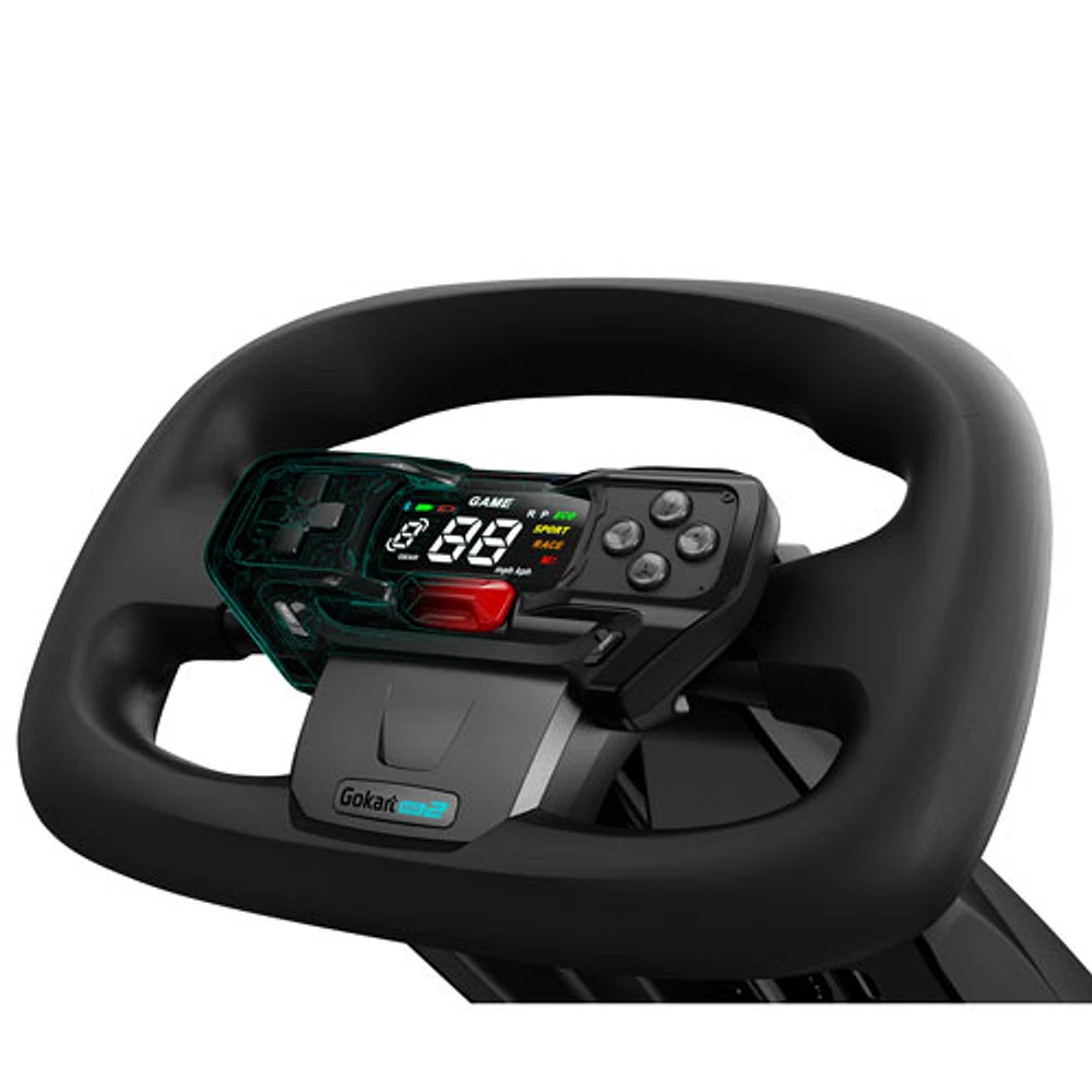 Kart électrique Gokart Pro2 de Segway (autonomie maximale 25 km, maximum 43 km/h) - Gris foncé - Exclusivité de Best Buy