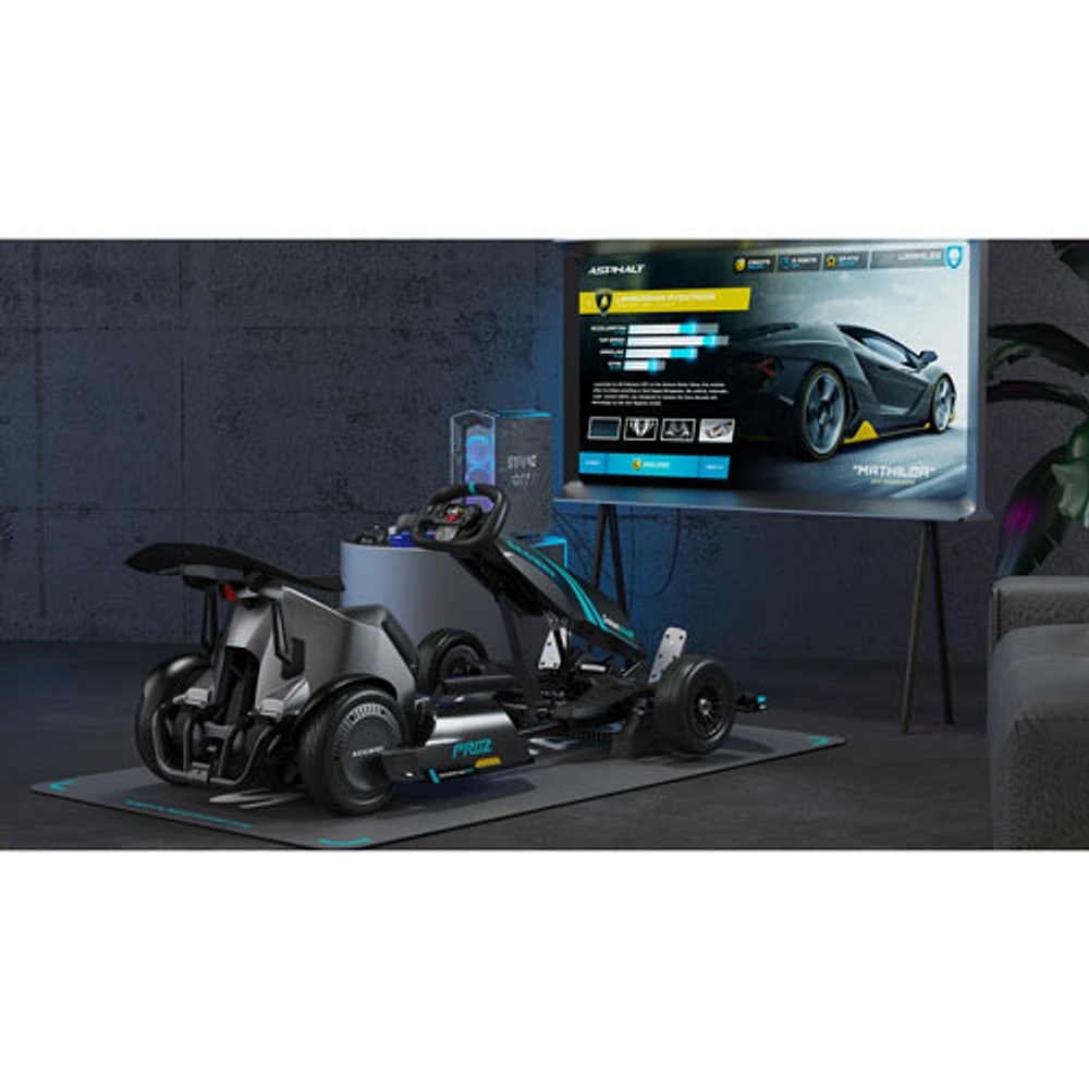 Kart électrique Gokart Pro2 de Segway (autonomie maximale 25 km, maximum 43 km/h) - Gris foncé - Exclusivité de Best Buy