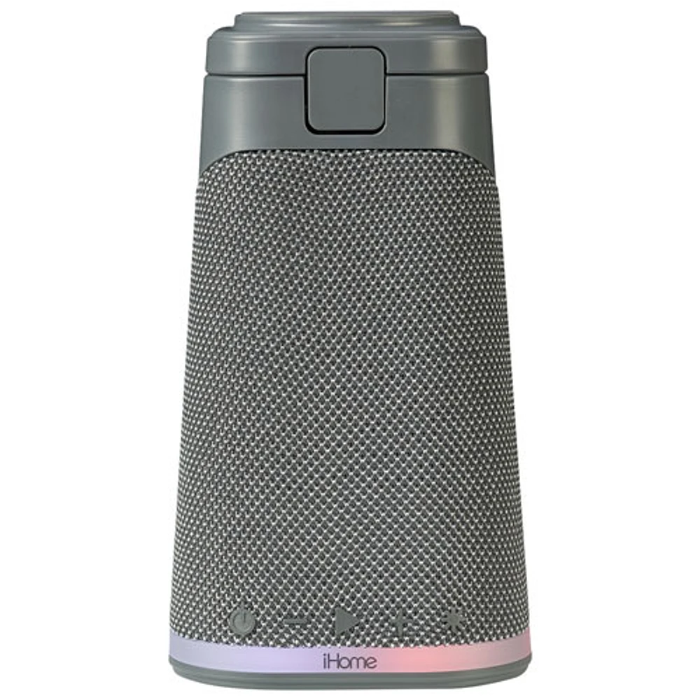 Haut-parleur Bluetooth iPBT70 d'iHome avec recharge sans fil triple et lumière d'ambiance