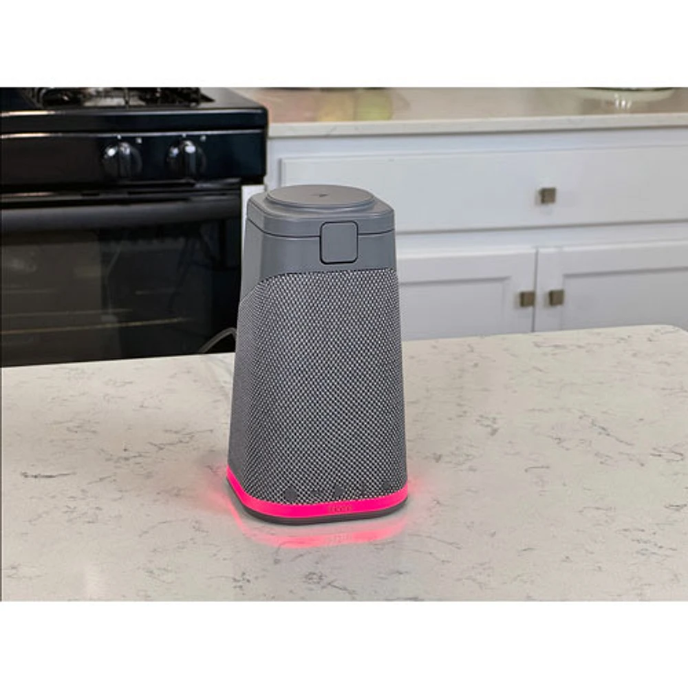 Haut-parleur Bluetooth iPBT70 d'iHome avec recharge sans fil triple et lumière d'ambiance
