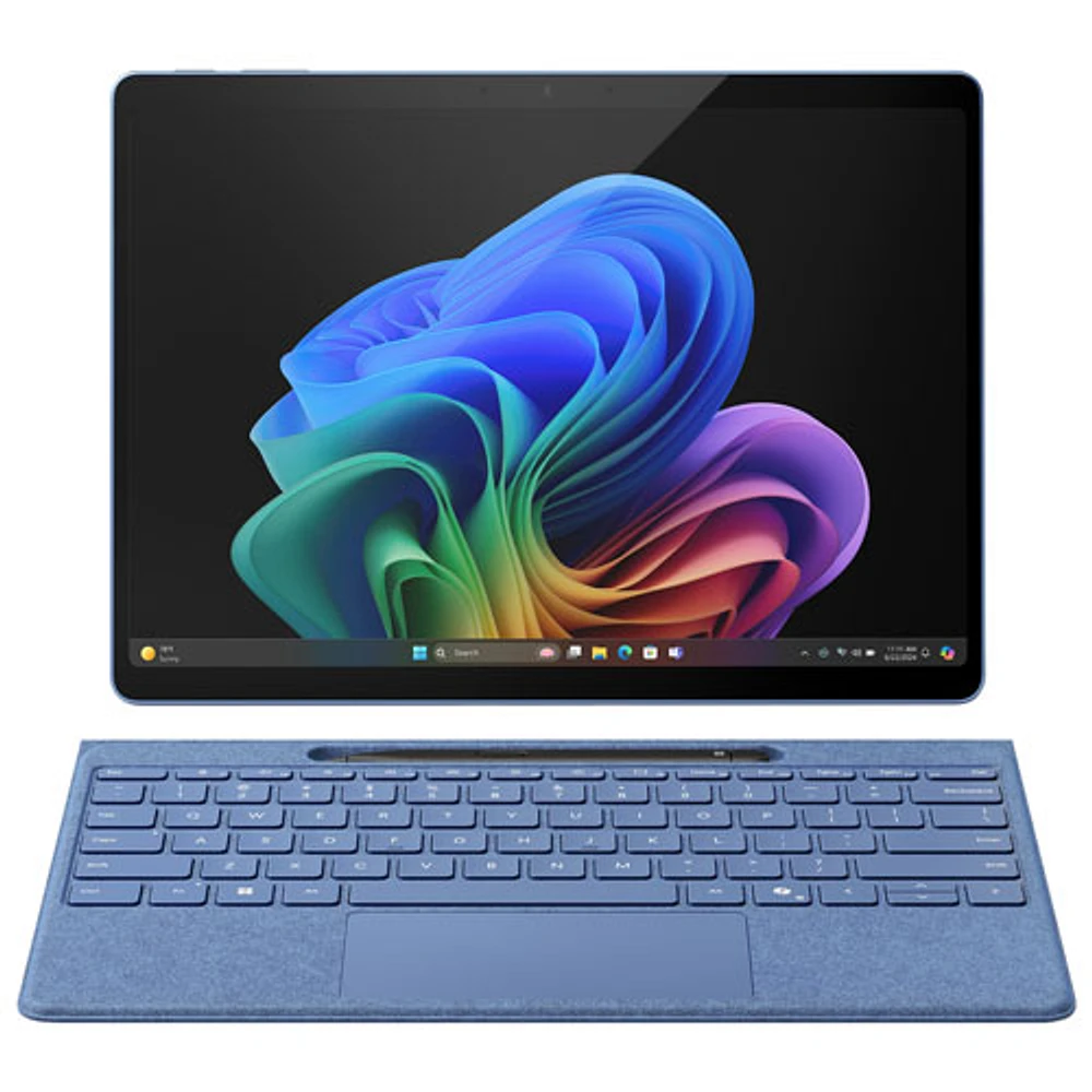 Portable Surface Pro Copilot+ PC (ACL) 13 po 512 Go de Microsoft avec Snapdragon X Plus/RAM 16 Go (2024) - Saphir - Appareil seulement